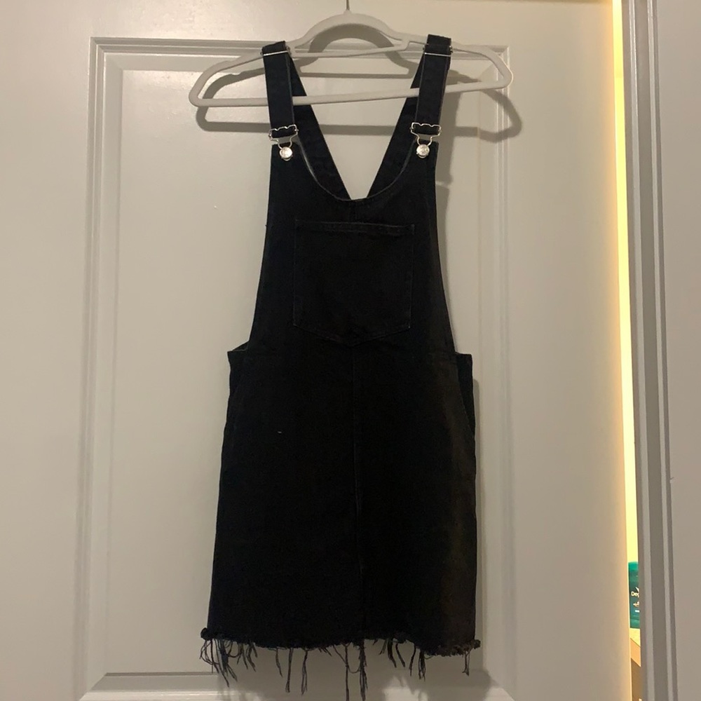 Zara Denim Overall Dress